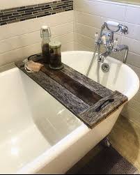 Reclaimed Wood Bath Caddy Pallet Wood Tray Decorative Tray Breakfast Tray Bath Tray Rustic Bath Caddy Pallet Art Bath Caddy Wood Bath Bath Tray