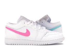 Jordan 1 Low White Neon Gs In 2020 Jordan 1 Low Hype Shoes Jordans