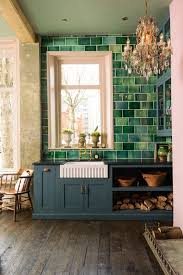 Devol Directory The St John S Square Showroom Kitchen Part 1 Eclectic Kitchen Green Home Decor Interior Design Kitchen