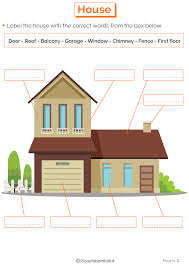 L'inglese ha due parole per dire casa: Vocaboli Della Casa In Inglese Esercizi Per La Scuola Primaria Pianetabambini It