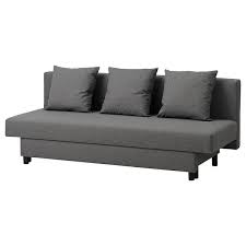 Il divano letto ikea 2 posti senza braccioli permette di risparmiare ancora più spazio perchè non c'è l'ingombro dei braccioli.lycksele lövås è un modello moderno adatto ad ambienti chiari, dai toni del grigio, bianco oppure nero. Asarum Divano Letto A 3 Posti Grigio Ikea It
