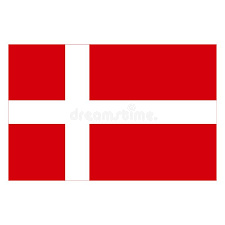 The vertical part of the cross is shifted to the hoist side. Flag Danii Iluustration Vektora Illyustraciya Vektora Illyustracii Naschityvayushej 107605747