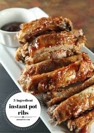 3 Ingredient Instant Pot Ribs Recipe Momadvice
