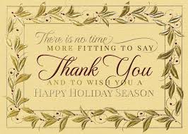 Gilded Thanks Appreciation Business Holiday Card Faster Graphics Business Holiday Cards Business Greeting Cards Corporate Holiday Cards