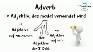 Adjektive und adverbien unterscheiden sich im französischen hinsichtlich ihrer beschreibung: Latein Einfach Erklart Das Adverb Youtube