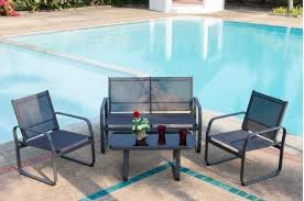Découvrez notre sélection des 12 plus beaux salons de jardin en palette, en résine, en bois. Salon De Jardin Lychee Pas Cher 1 Table Basse 2 Fauteuils Et 1 Canape En Textilene A 69 99