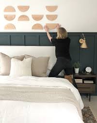So this previously blank wall above my bookshelf has been bothering me for a long time. Diy Half Circle Wall Art