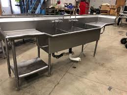 3 compartment sink stainl 356527