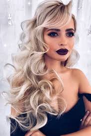 27 Perfect Prom Hair Styles For Short Medium And Long Hair Glamorous Hair Long Blonde Curly Hair Hair Styles