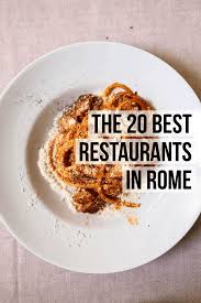 An institution of the roman culinary scene: The 20 Best Rome Restaurants 2020 Female Foodie