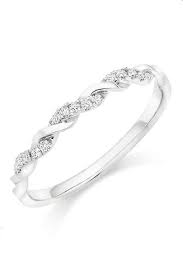 Womens Beaverbrooks Platinum Diamond Twist Wedding Ring Silver Silver Wedding Rings Eternity Ring Eternity Ring Diamond