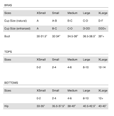 The Sweat Store General Sizing Chart