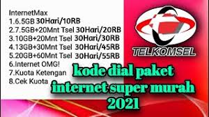 Kuota yang ditawarkan pun nggak kalah. Kode Dial Paket Internet Murah Telkomsel 2021 Super Murah Telkomsel Bulanan Terbaru 2021 Cute766