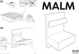 Good condition ikea malm bedside table, measurements on the last picture collection from cr4 1la or i. Ikea Malm Bedside Table 20x16 Assembly Instruction