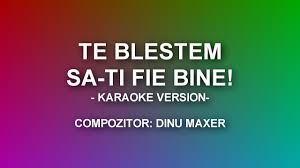 Ce parere ai despre relatile deschise? Te Blestem Sa Ti Fie Bine Karaoke Version Youtube