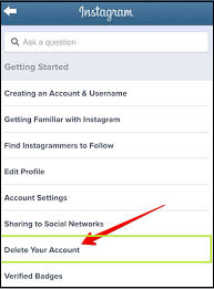 You'll need to do this from instagram in a web navigate to instagram.com in a web browser (firefox, chrome, safari, or other) and sign in to your account. How To Delete Your Instagram Account On The Iphone