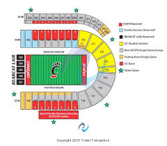 24 Actual Nippert Seating Chart