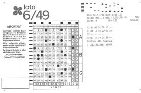 Loteria Romana Loto 6 49 Si Noroc