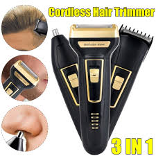 Panasonic is a brand known for its superior men's grooming tools, and this company's trimmer is no exception. Buy Electric Trimmer 3 In 1 Hair Clipper Electric Trimmer Men S Shaving Machine Nose Hair Trimmer Multiple Charging Modes Portable At Affordable Prices Free Shipping Real Reviews With Photos Joom