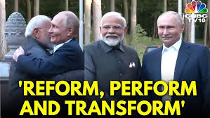 Putin gives Indian PM Narendra Modi a tour of his residence - YouTube
