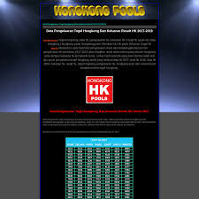 Mulai dari nama lengkap dan nama pendek anda, nama dan nomor rekening anda, alamat e mail anda, nomor telepon anda, kode referral jika ada dan beberapa information yang lainnya. Data Keluaran Hongkong Malam Ini Live Tercepat Result Data Togel Hk Hongkong Tahun Ini Dengan Gambar