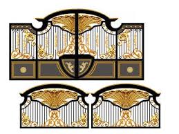 Kamu bisa menemukan penjual railing. Desain Pintu Pagar Tempa Pintu Gerbang Pagar Besi Tempa Desain