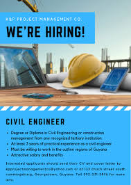 K P Project Management Co Diploma In Civil Engineering Civil Engineering Caribbean Jobs