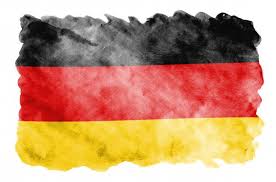 The flag of germany is a tricolour consisting of three equal horizontal bands displaying the national colours of germany: Bandeira Da Alemanha E Retratada No Estilo Aquarela Liquido Isolado No Branco Bandeira Da Alemanha Alemanha Aquarela