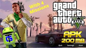 Now open the game and amuse yourself! Gta V Apk 2020 Mod Android 4 Missions Download
