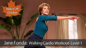 As a teenager, i was always coming up with a variety of ludicrous excuses for getting out of pe class. Jane Fonda Walking Cardio Workout Level 1 Fitness And Exercise Videos Grokker
