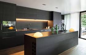 29 Gorgeous One Wall Kitchen Designs Layout Ideas Modern Black Kitchen Kitchen Designs Layout Kitchen Inspiration Design