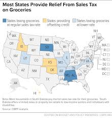 which states tax the sale of food for home consumption in