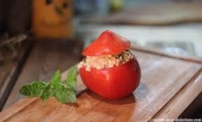 Tomates Farcies Au Thon Recette Tomate Farcie Au Thon Menu Regime Alimentaire Idee Legume