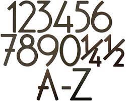 Mailbox numbers can be custom personalized in a variety of font styles and colors. House Numbers Visibility And Choosing For Readability