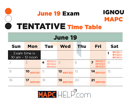 What Is Tentative Time Table