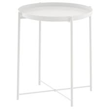 Gladom Tray Table White 17 1 2x20 5 8 Ikea Ikea Tray Table Tray Table White Side Tables