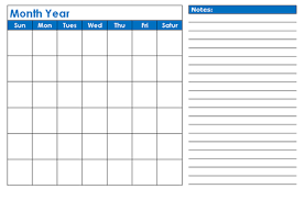 You can place this free printable calendar on your wall, on your fridge or near your desk to help you stay organized. Printable Blank Calendar Templates