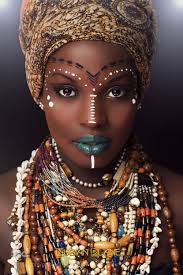 Nubian Queen African Queen Black Pride Tattoos Beautiful Black Women African Queens Nubian Queens True African Works Of Art African Tribal Makeup Tribal Makeup African Face Paint