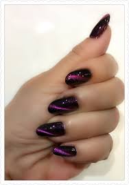 Black And Red Cat Eye Nails Cats Eye Purple Magnetic Polish Nailart Products Used Opi Hello Kitty Never Have Too Mani Friends And Born Pretty As Cat Eye Nails Diy Nails Nail Art Diy