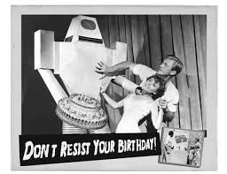 Black And White Birthday Cards Funny Birthday Card Robots Birthday Cards Black And White Retro Etsy Birthday Cards Happy Birthday Vintage Funny Birthday Message