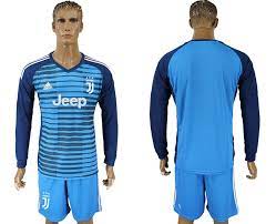 Adidas real madrid home soccer jersey 2015 long sleeve. 2017 18 Juventus Lake Blue Goalkeeper Long Sleeve Soccer Jersey