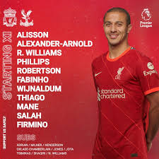 Byrjunarliðin í lokaleiknum vs. Crystal Palace á Anfield