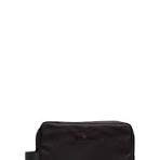 Kiton Logo-embroidered wash bag - Black - Men|UBCASEN008080101E