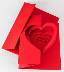 When you open the card, the heart will pop up at you. 7 Heart Pop Up Card Ideas Valentines Diy Paper Crafts Heart Pop Up Card