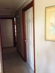 See more ideas about dark doors, doors interior, white trim. White Interior Doors With Stained Wood Trim Photo