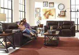 Chocolate Leatherblend 2 Seat Reclining Sofa Taft Furniture Showcase Fireplace Inserts Electric Fireplace Insert Dining Room Accents