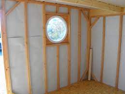 How To Insulate A Shed 1001 Gardens Insulating A Shed Livable Sheds Fibreglass Roof