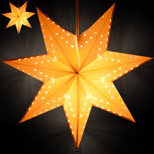 Deuba 2x Weichnachtsstern Adventsstern Beleuchtung Leuchtstern Sternlampe Aufhängbar