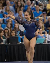 Katelyn Ohashi Scored The Fifth Perfect 10 For Ucla With Her Smashing Floor Exercise Routine To Michael Jackson Female Gymnast Katelyn Ohashi Gymnastics Girls