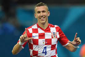 Croatia Midfielder Ivan Perisic Celebrates Scoring Their Second Goal Cameroon 0 4 Croatia Olic 11 Perisic 48 Mandzu World Cup 2014 World Cup Ivan Perisic